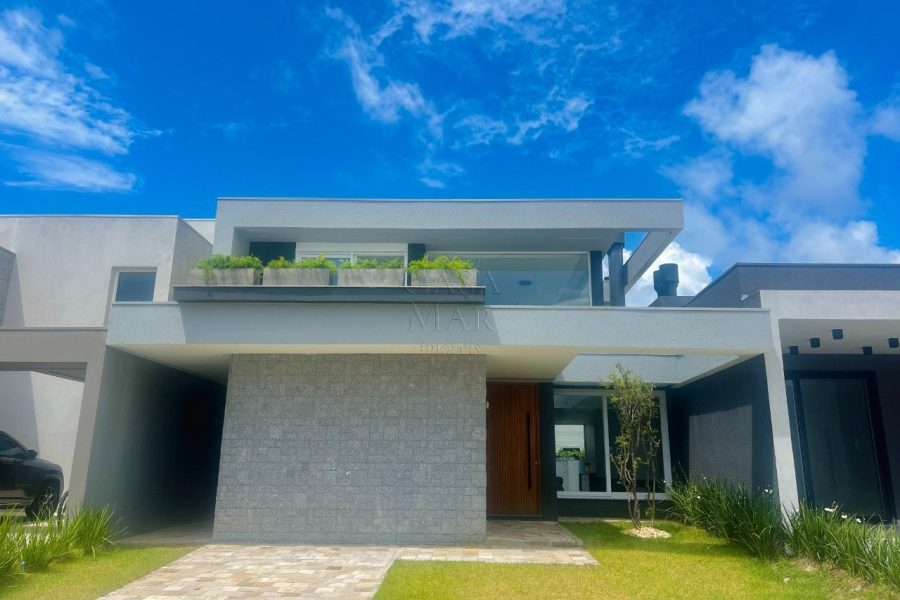 Casa em Condomínio à venda com 212m², 4 quartos, 4 suítes, 2 vagas no bairro Condomínio Sunset em Xangri-Lá - Foto 1