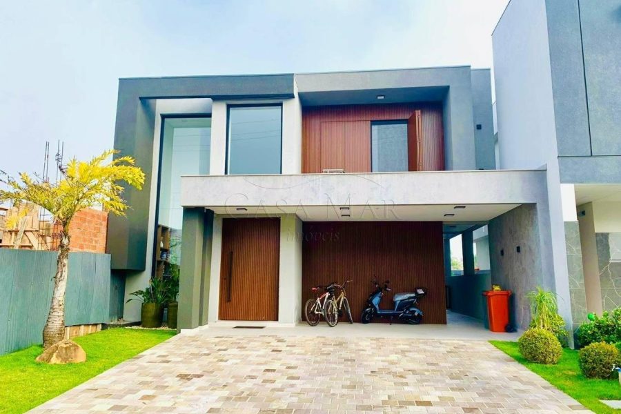 Casa em Condomínio à venda com 205m², 4 quartos, 4 suítes, 2 vagas no bairro Condomínio Sunset em Xangri-Lá - Foto 1